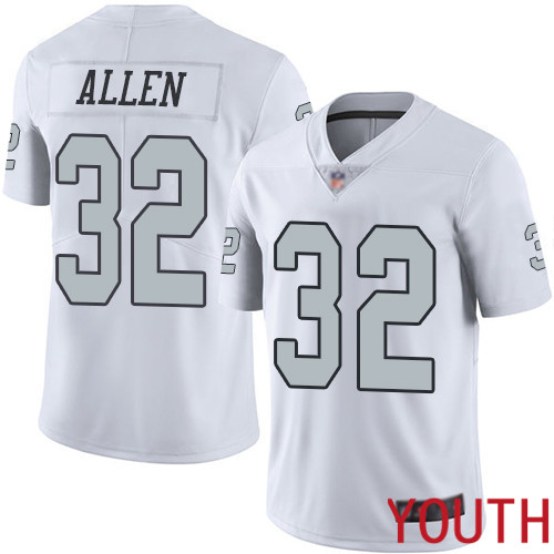 Oakland Raiders Limited White Youth Marcus Allen Jersey NFL Football 32 Rush Vapor Untouchable Jersey